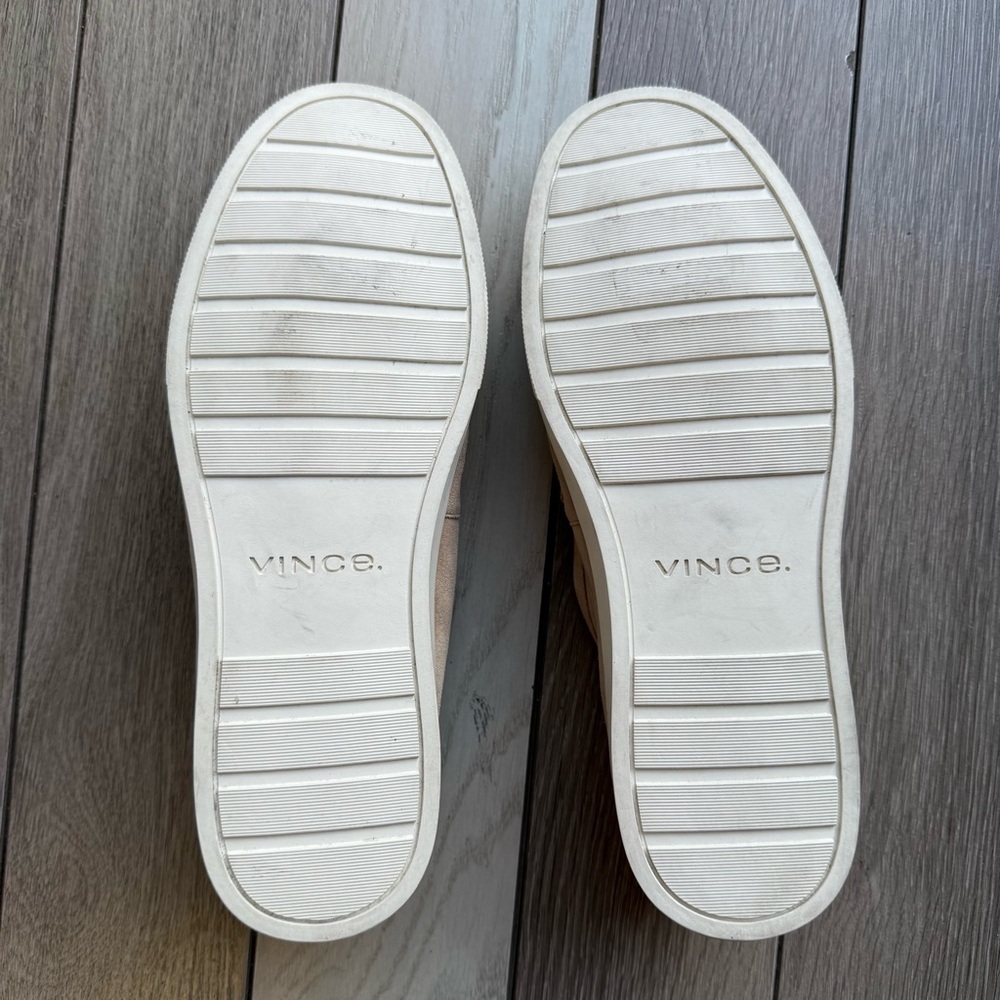 Vince Tan Suede Loafers Slip-On Style - Picture 7 of 9